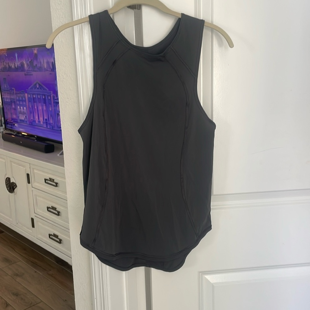 Grey Lululemon Workout Tank